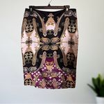 Vince Camuto Skirt.Baroque Paisley Print. Lined. Zip Up Back. Size 4 Photo 4