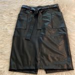 EXPRESS  Black Knee-Length Pencil Skirt with Tie Front size 8 brand new length 25 Photo 6