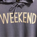 Rachel Zoe  “Weekend” lightweight hoodie sweater Periwinkle M Photo 2