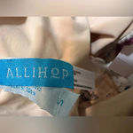 Allihop by Anthropologie pink and white floral high waisted bikini bottoms. NWT Photo 4