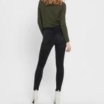 J.O.A. JACQUELINE DE YONG Black Fade High Waist Skinny Jeans Sz 27 Photo 2