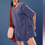 Free People NWT  FP Movement Hot Shot Tee Romper skyline blue gray - large Photo 0