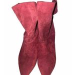 Michael Kors  Carey Booties Size 6 Red Suede Heels‎ Photo 0