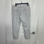ZARA Basic Navy White Stripe Trousers Size 8 Tailored Wide Leg Pants Send Offer! Photo 2