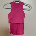 Fabletics Women's Tank Top Shirt Sleeveless Built On Bra Hot Pink Size XS Photo 5