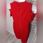 Calvin Klein -Cold shoulder sheath dress with a flattering boat neckline Size 10 Photo 3