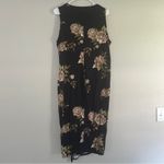 Nine Britton  Abigail Brushed Knit Midi Dress Navy Blue Floral Formal Twist XXL Photo 5