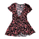 Forever 21 floral wrap around mini dress Photo 0