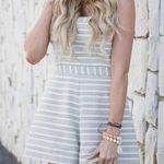 Anthropologie | Paper Crown Lexington Romper Striped | S Photo 4