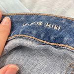 American Eagle Hi-Rise Mini Denim Jean Skirt Womens 8 Next Level Stretch Blue Photo 9