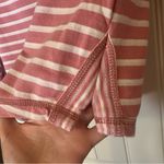 Ralph Lauren Lauren Pink & White Striped Sweatshirt, Rolled Edges, Women’s XS Photo 4