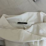 Nadine Pleaded Ruffles Mini Dress Size Medium White Engagement Formal Graduation Photo 10