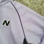 New Balance Lavender Track Jacket Bomber Full Zip Houndstooth Collar Size XL Photo 2
