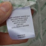 Alfred Dunner Womens Sheer Floral Striped Button Down Tunic Size XL 3/4 Sleeve Photo 5