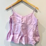 Million Colors Lilac Tie Back Tank Top Purple Size M Photo 0