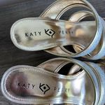 Katy Perry The Star Slip On Champagne Women's Heel Sandal Size 7.5 #831 Gold Photo 6