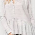 Free People  we the free small waffle‎ knit top Photo 0