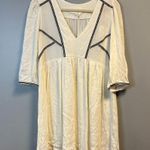 Ba&sh Alma Dress Embroidered Mini Dress in Ecru w/ 3/4 Sleeves Sz XS/ US 2 NWT Photo 3