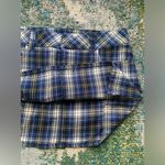 Abercrombie & Fitch Vintage Y2K navy plaid school girl mini pencil skirt, size 4 Photo 1