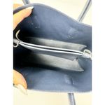 Kate Spade  Small Eva Crossbody Leather Satchel Handbag in Blue Leather Photo 5