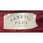 Janette Plus USA Women's Burgundy Long Sleeve Sweater Dress Lace Ties Size‎ 1X Red Size XL Photo 2