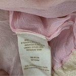 Free People NWT, Rare Crinkle Cropped Ivory Cardigan Pink Beaded Detail, Sz S Photo 14