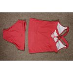 Alex Marie Coral Tankini Top US Large with Matching Bottoms US Small Swimwear Photo 3