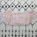 Hatch Maternity Florence Bandeau Top Pink Size XL Purple Photo 3