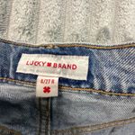 Lucky Brand  Jeans Womens 4/27 90s Loose High Rise Crop Button Fly Blue Denim‎ Photo 6