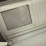 Michael Kors Jet Set Travel Continental Zip Around Gray Leather Wallet Wristlet Photo 9