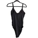ANDIE NWT Mindy X Marco Black V-Neck Adjustable Straps One Piece Swimsuit MT Photo 1