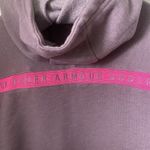 Under Armour Hoodie Womens Purple Pink Mesh Detail Loose Style Zip-Up Size Med Photo 6