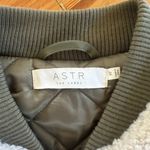 ASTR  The Label Tegan Mixed Media Jacket in Olive/Cream Size M NWOT Photo 6