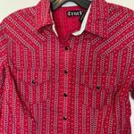 Cruel Black Snap Button Long Sleeve Western Shirt Pink Size M Photo 1