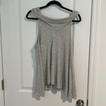 Free People  Sleeveless Knit Swing It Cowl Neckline Tank Top Grey Women's Size S Photo 3