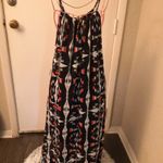 Skies Are Blue  Southwest Maxi Tank Dress S Braided Spaghetti Straps Boho Western Photo 5