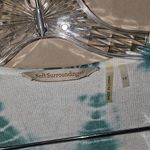 Soft Surroundings  Womens Green White Tie‎ Dye Open Front Cardigan Sweater 1X Photo 3