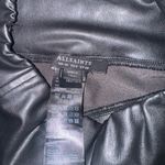 ALLSAINTS  Cora High Rise Faux Leather Leggings Size 6 Bodycon Skinny Deep Waist Photo 9