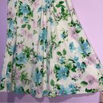 Old Navy Linen-Blend Fit & Flare Midi Sundress Women 2X Cottagecore Coquette Photo 4