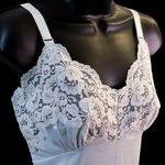 Vintage Light Blue Lace Neckline Slip Dress Photo 2