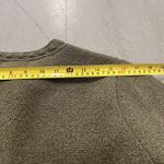 H&M  Army Green Textured Knit Cardigan Jacket Gold Button Front Women's XL Photo 7