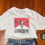 Cowboy Killer Crop Top White Photo 0