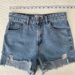 Cotton On High Rise Ripped Denim Jean Shorts Women's Size 6 Photo 3