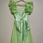 Mac Duggal Ruffle Tiered Cut Out ChiffonGown Photo 7