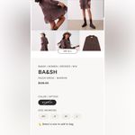 Ba&sh  PAZUR DRESS - MARRON Photo 7