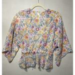 LC Lauren Conrad This is a floral print cotton kimono robe with a self-tie waist Photo 1