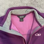 Outdoor Research Women’s Transfer Jacket M Soft Shell Fleece Lined gorpcore fall Purple Size M Photo 1