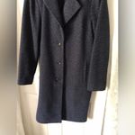 J. Jill Single Breasted Wool Blend Tweed Coat women size S button up Blue Photo 3