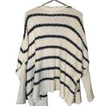 C&C California White & Navy Blue Striped Opened Front Knit Cardigan Women Sz S Photo 1