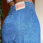 Bongo Vintage  by Gene Montesano Denim Skirt 80s 90s Boho Festival Photo 2